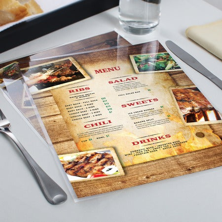 Menu Printing Service